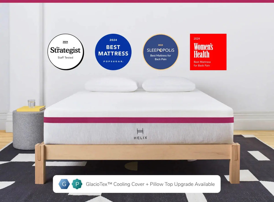 Helix™ Dusk Standard 11.5" Mattress W/ GlacioTex Cooling Mattress Brands