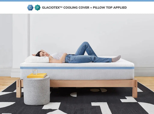 HELIX™ Moonlight Core 11.5” Mattress, Optional GlacioTex Cooling Pillowtop Cover (Soft, Back & Stomach).