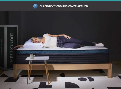 Helix™ Sunset Luxe 13.5" Mattress, Optional GlacioTex™ Cooling Pillowtop (Soft).