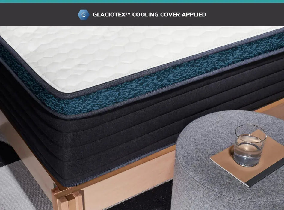 Helix™ Sunset Luxe 13.5" Mattress, Optional GlacioTex™ Cooling Pillowtop (Soft).