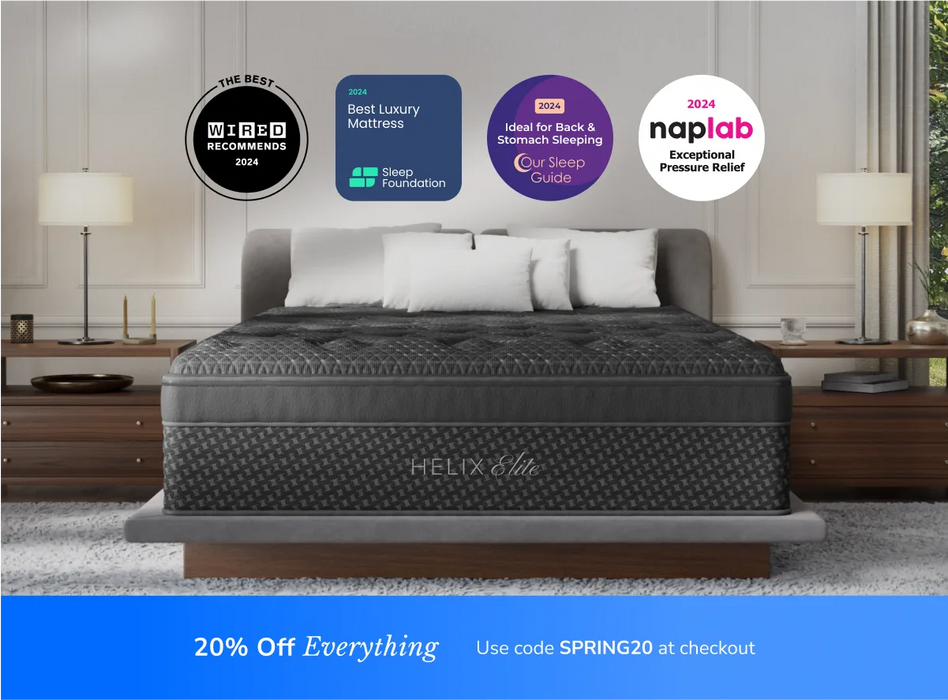 Helix™ Dusk Elite 15" Mattress (Medium Back & Stomach)