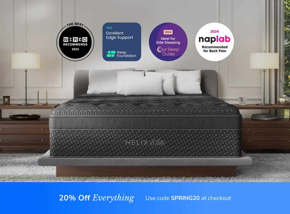 Helix™ Twilight Elite 15" Mattress (Firm Side Sleeper)