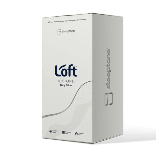 Sleeptone Loft Icetone Soft Bamboo Breathable Cover Body Long Pillow.