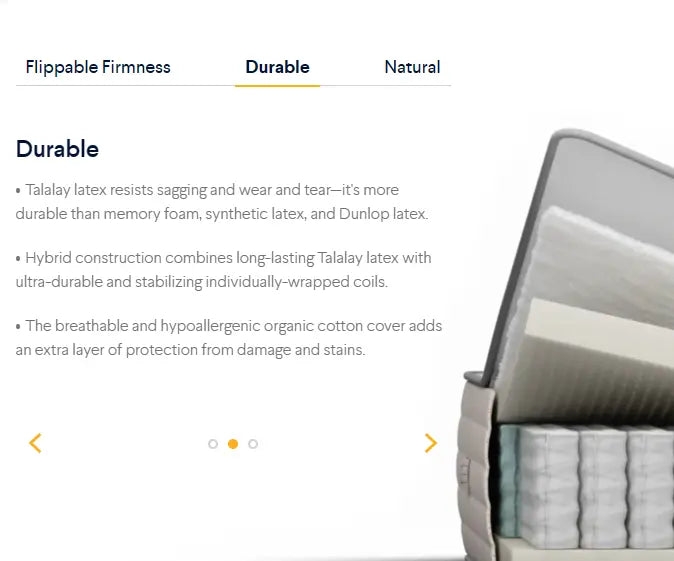 Nolah™ Natural Organic Kids Mattress - Nurture 8".