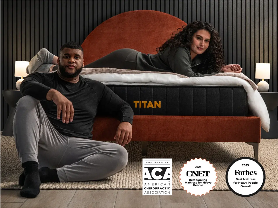 Titan Plus 11" Mattress, Optional GlacioTex Cooling Cover Titan