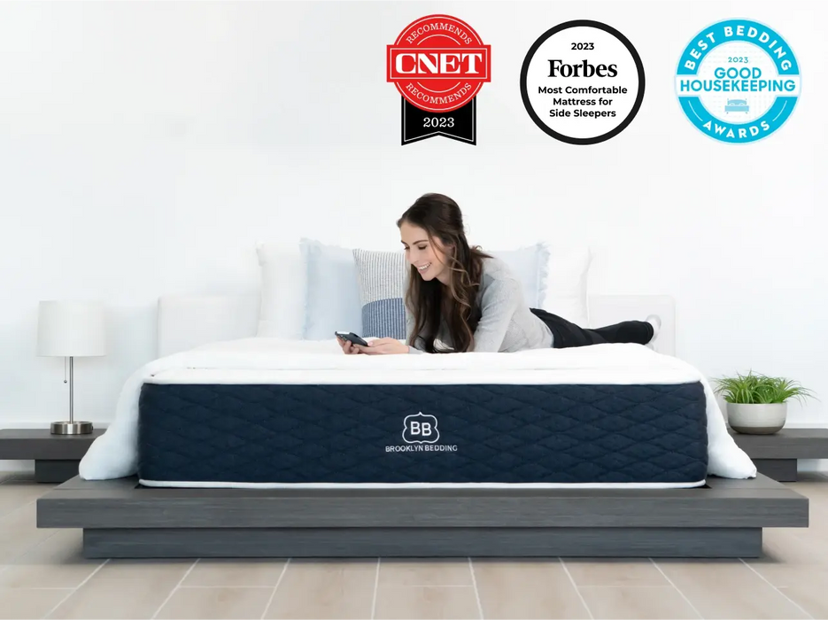 Brooklyn Bedding™ Signature Hybrid King RV Mattress w/ Cloud Pillow Top - 3 Firmness Options, 2 Size Options Brooklyn Bedding