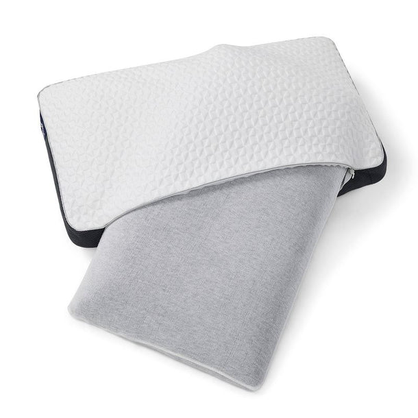 Sleeptone Graphite Infused Cool Choice Pillow w/ Adjustable Height - Side Sleeper Option.