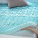 Spa Sensations by Zinus 1" Green Tea Gel Memory Foam Zoned Support Mattress Topper, Queen Zinus