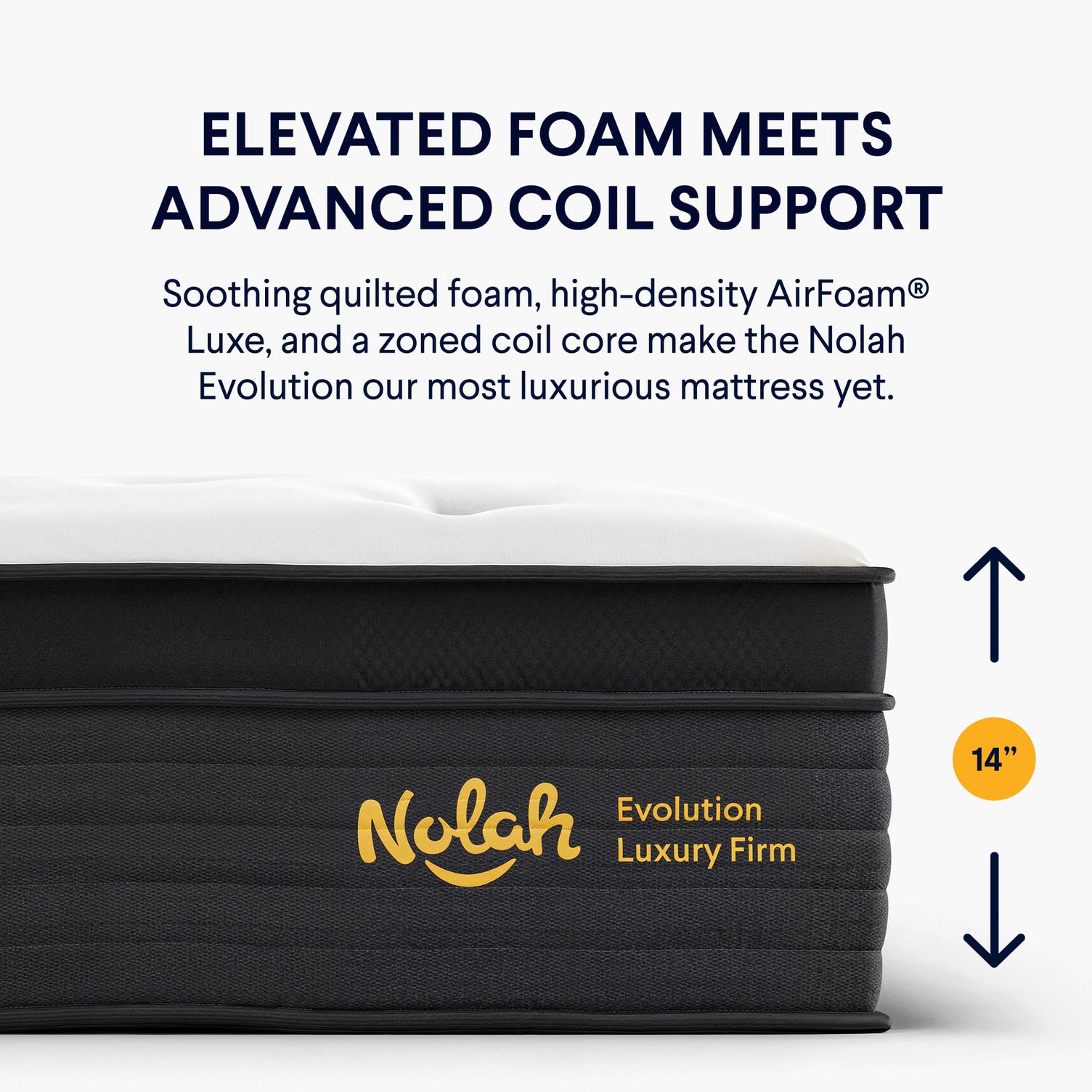 Nolah™ Evolution with Optional Firmness & Cooling Pillow Top