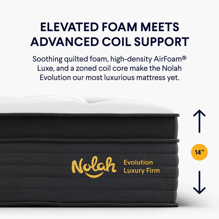 Nolah™ Evolution with Optional Firmness & Cooling Pillow Top