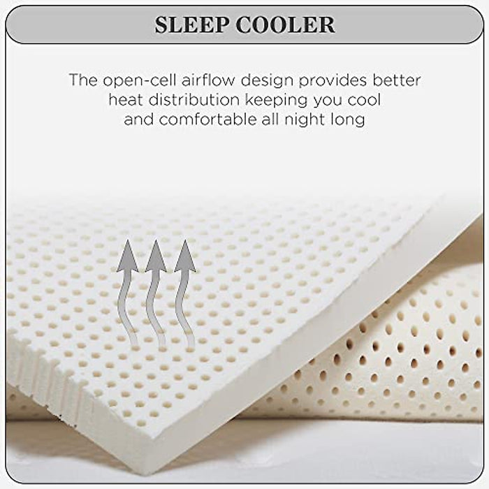 Brooklyn Bedding™ 3-Inch Talalay Latex Mattress Topper