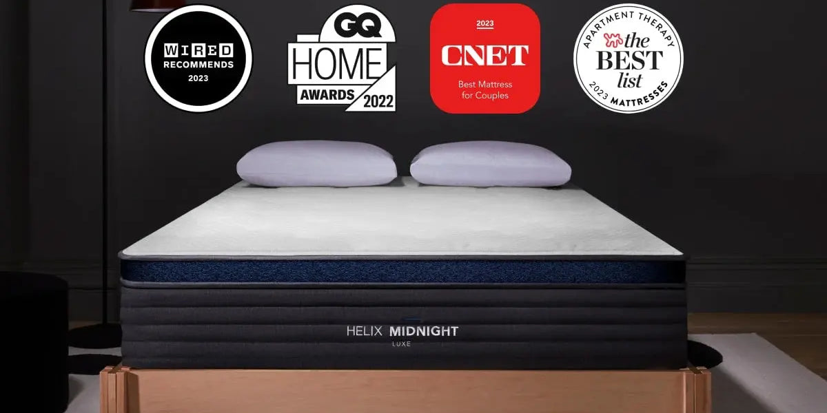 Helix Midnight Luxe 13.5 Mattress W GlacioTex Cooling Pillowtop Mattress Brands