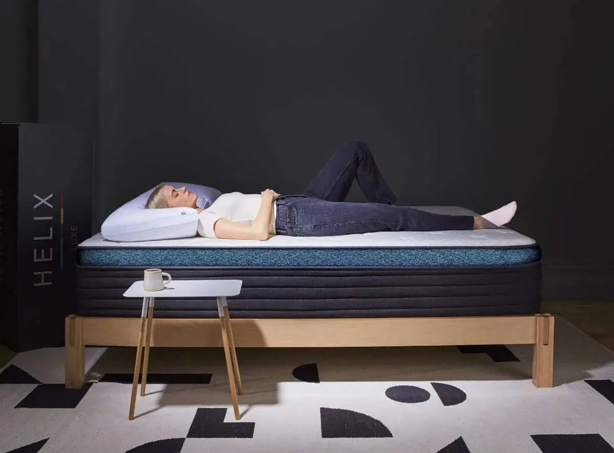 Helix™ Moonlight Luxe 13.5” Mattress, Optional GlacioTex™ Cooling Pillowtop (Soft, Back & Stomach Sleeper) Mattress Brands