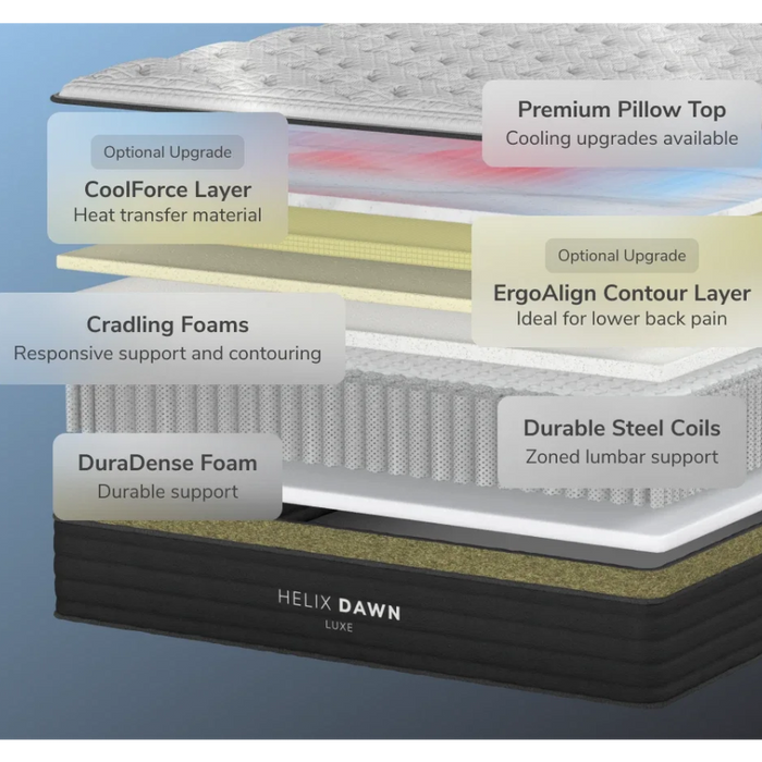Helix™ Dawn Luxe 13.5" Mattress
