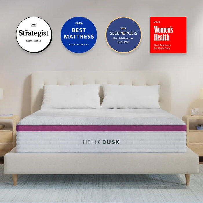 Helix™ Dusk Core 11.5" Mattress, Optional GlacioTex Cooling