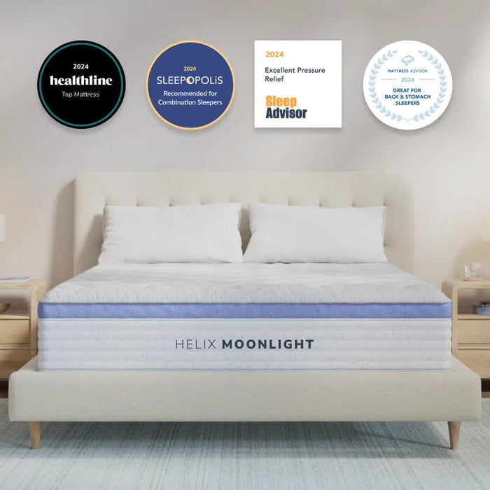 HELIX™ Moonlight Core 11.5” Mattress with Optional GlacioTex Cooling Pillowtop Cover