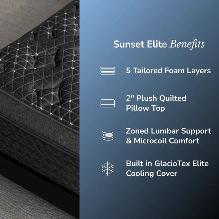 Helix™ Sunset Elite 15" Mattress (Soft)
