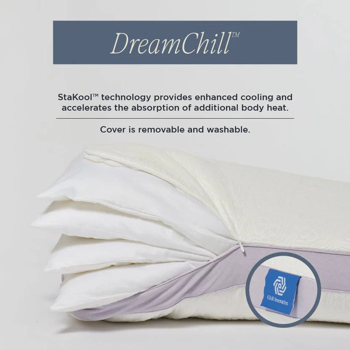 DreamFit™ Adjustable Quattro Pillow (4 Removable Inserts) with Washable Cover