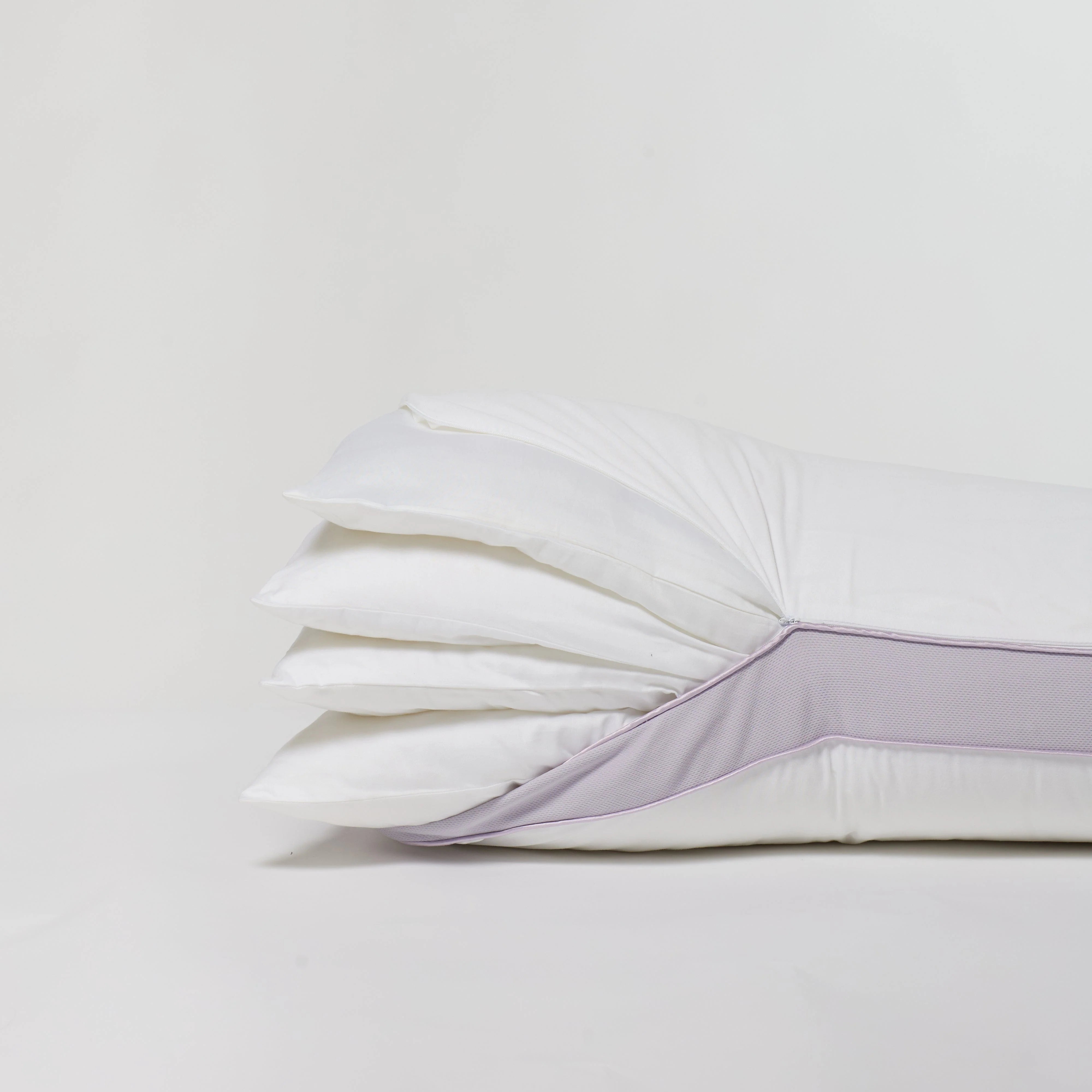 DreamFit™ Adjustable Quattro Pillow (4 Removable Inserts) with Washable Cover
