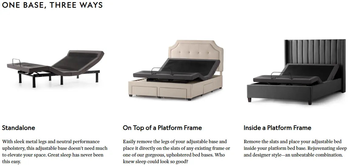 Malouf E255 Adjustable Bed Base