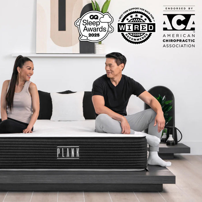 Plank™ Firm Luxe: 2-Sided Mattress, Optional GlaxioTex Cooling Cover 13"