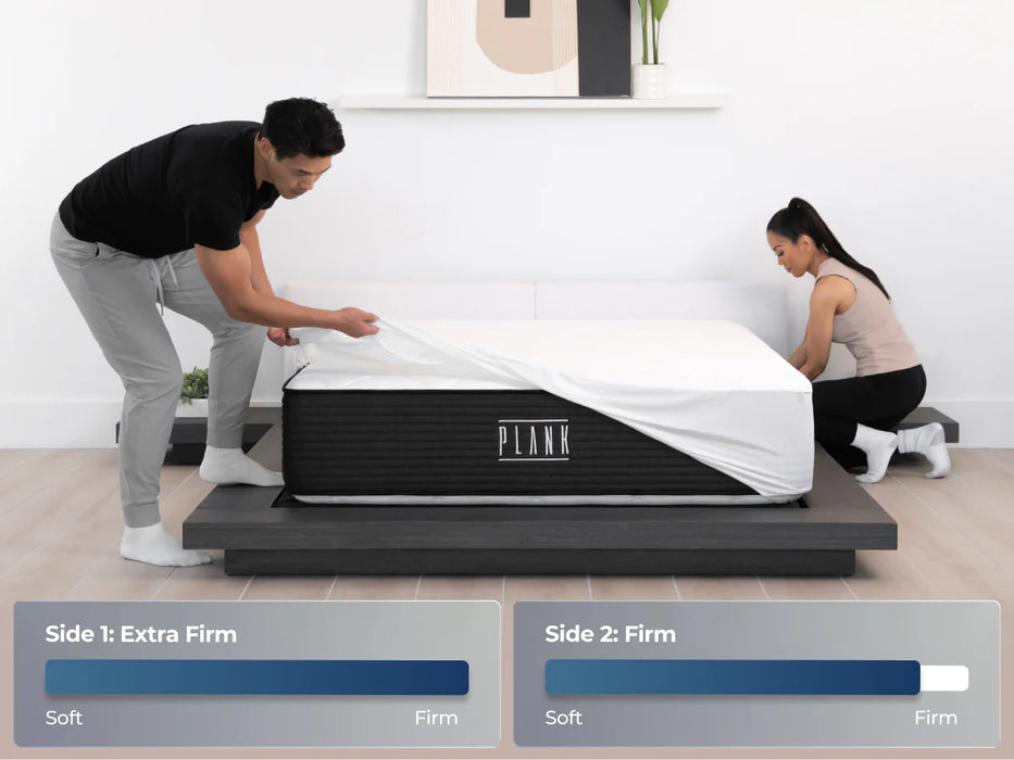 Plank™ Firm Luxe: 2-Sided Mattress, Optional GlaxioTex Cooling Cover 13"