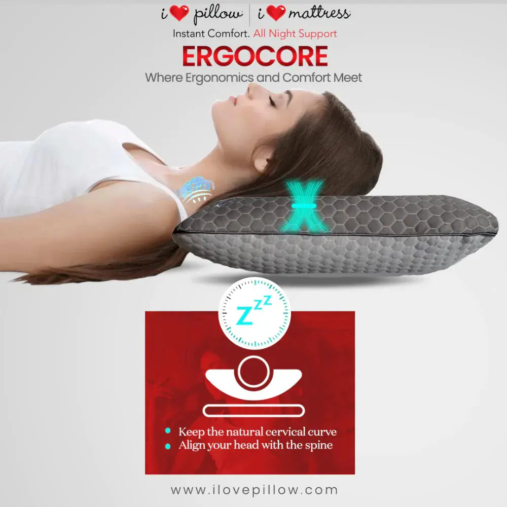 I Love Pillow™ OUT COLD™ The Graphene Memory Foam Pillow