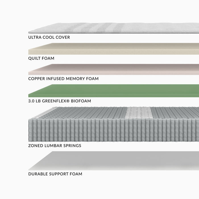 Leesa™ Studio Chill Hybrid Mattress 12"