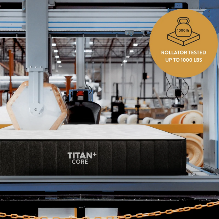 Titan Plus Core™ Firm Mattress, Optional GlacioTex Cooling Cover