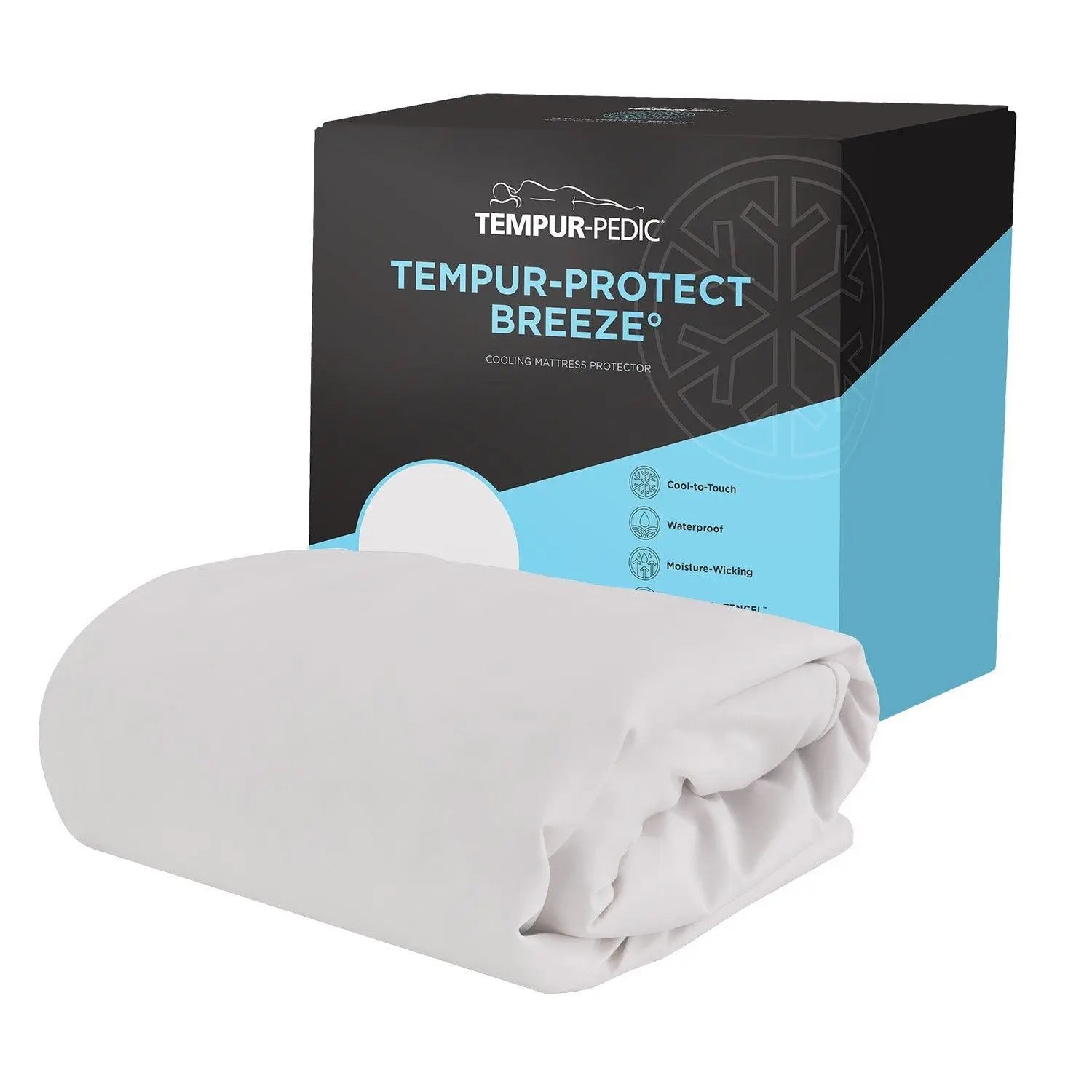 NEW Tempur-Protect Breeze Mattress Protector - Mattress Brands Tempurpedic Protector