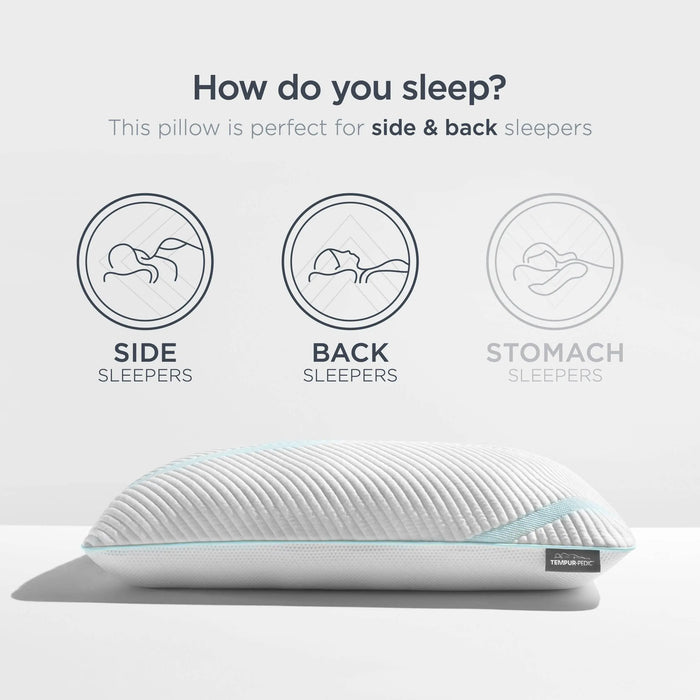 TEMPUR-Adapt ProLo + Cooling - Mattress Brands Tempurpedic Pillow